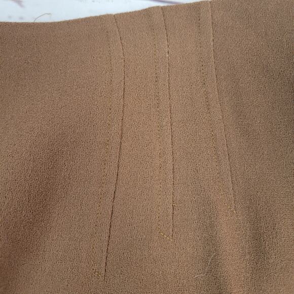 Liz Claiborne Collection size 14 brown knee length straight skit 100% wool - Picture 6 of 6